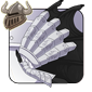 Alabaster Filigree Wing Guard